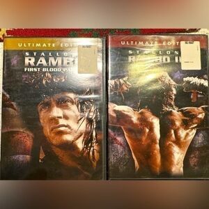 Rambo Ultimate Edition DVD - II and III - sealed
